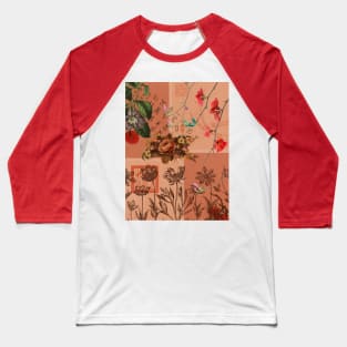 Beautiful Floral Art Print Baseball T-Shirt